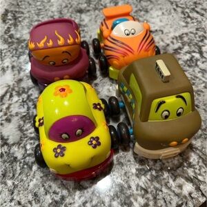 Vibrant Cartoon Toy Car Set